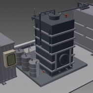 Bioreaktor Nennleistung 5 m³/h